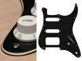 Boston ST-322-BC Slagplaat, Stallion, 3 ply, black and cream, SSH, 2 pot holes, 3-5 switch