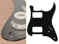 Boston ST-232-MC Slagplaat, Stallion, 2 ply, mirror chroom, HH, 2 pot holes, 3-5 switch