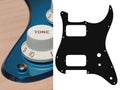 Boston ST-231-MU Slagplaat, Stallion, 2 ply, spiegel blauw, hh, 2 pot holes, toggle switch