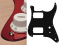 Boston ST-231-MR Slagplaat, Stallion, 2 ply, spiegel rood, hh, 2 pot holes, toggle switch