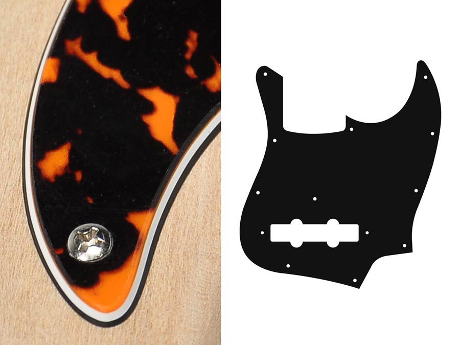 Boston JB-310-WCO Slagplaat, Jocker bass, 3 ply, wildcat orange, standaard