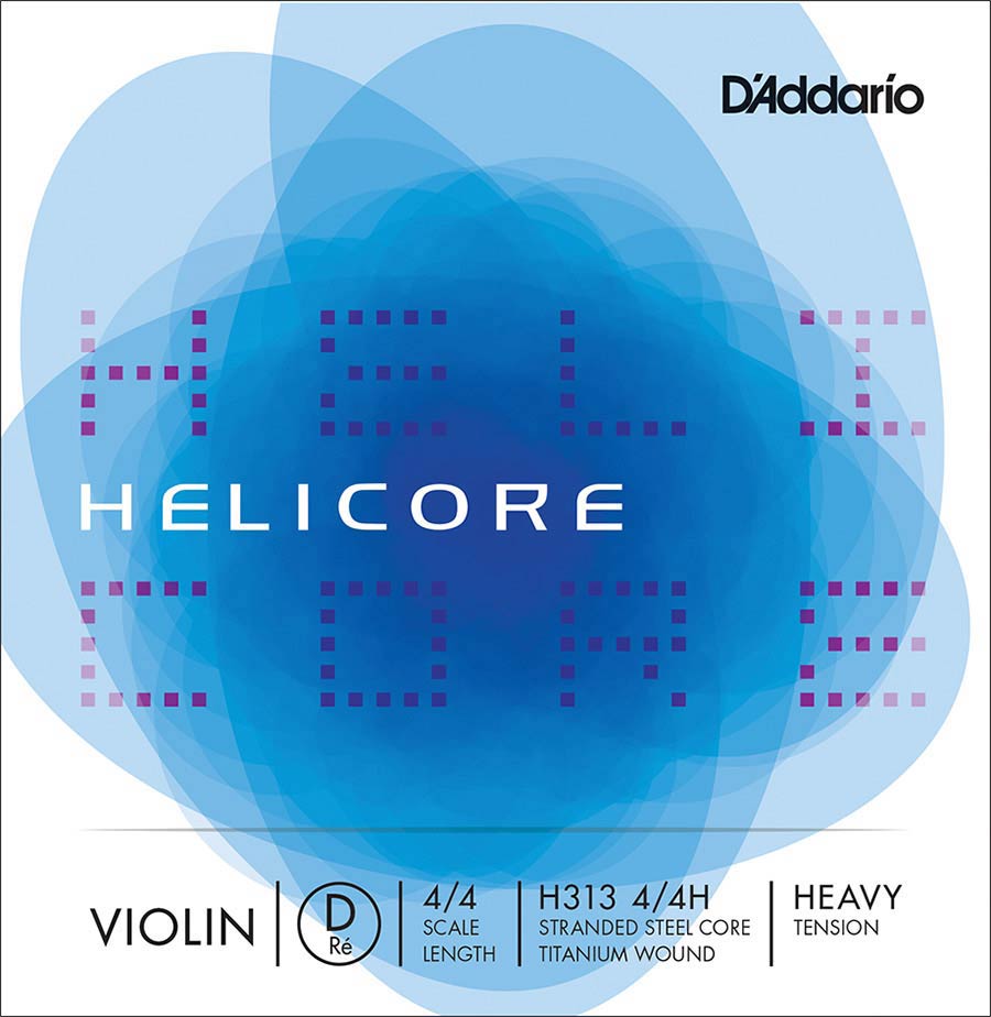 D'Addario H313-44H Vioolsnaar D-3 4/4 Heavy Titanium Omwonden
