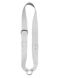 Boston SB-10-V Bandelier voor kleine trom, gevoerd leder, wit