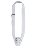 Boston VD-10-W Vaandelriem, leder, wit