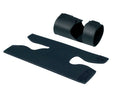 Boston VB10 Ventielbeschermer voor trompet, leder look, zwart, met velcro