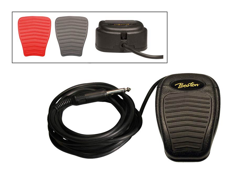 Boston BFS-10 Sustain pedaal, plastic model, 1,8 meter kabel, schakelbare polariteit