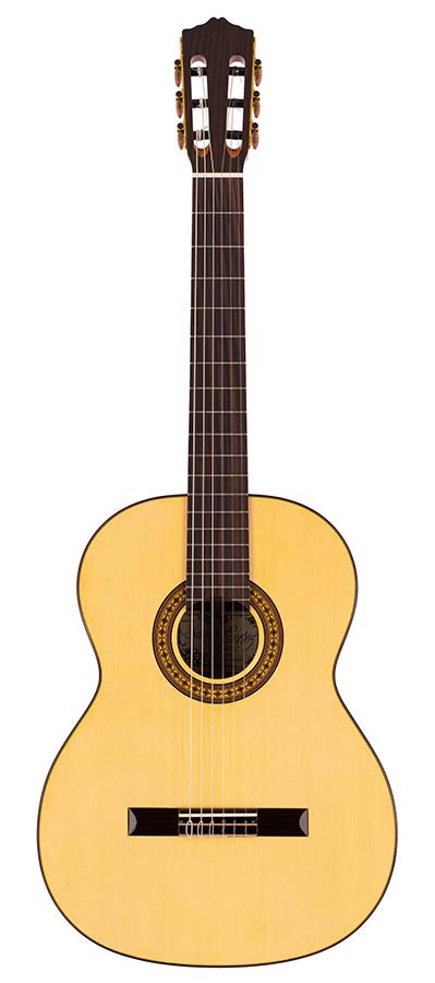Salvador Cortez CS-50 Solid Top Artist Series Klassieke Gitaar Sparren – afbeelding 3