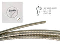 Boston FW-1427058 Fretdraad, 5 m., 18% nickel silver, h=1,4 w=2,7 g=0,5mm, alternatief voor 6100, jumbo