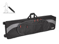Boston SPT-135-BG Gigbag voor stage piano, 25 mm. gevoerd, 1350 x 310 x 145 mm., zwart en grijs, met wielen