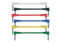 Boston PC-20-15H Patch kabels, mono, 0,15 meter, 6 stuks 6 kleuren, aangegoten haakse jacks