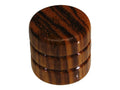 Boston KWZ-350 Dome knob, wood, 2 rings, 19x18mm, zebra