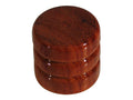 Boston KWB-350 Dome knob, wood, 2 rings, 19x18mm, bubingga