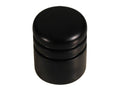 Boston KWE-360 Dome knob, wood, 2 rings, 15x18mm, ebony