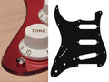 Boston SL-213-MR Slagplaat, Stallion, 2 ply, mirror red, standaard, SSS, 3 pot holes, 3-5 switch, linkshandig