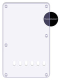 Boston BP-113-TR Rugplaat, string spacing 11,2mm, transparent, 1 ply, standaard Stallion, 86x138mm