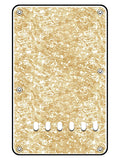 Boston BP-313-PC Rugplaat, string spacing 11,2mm, parel cream, 3 ply, standaard Stallion, 86x138mm