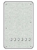 Boston BP-213-SSV Rugplaat, string spacing 11,2mm, glinsterend silver, 2 ply, standaard Stallion, 86x138mm