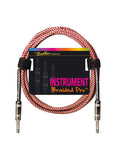 Boston GC-264-6 Instrumentkabel, vintage oxblood, 6 meter, 2 x metalen jack