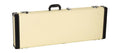 Boston DGC-ST-CR Koffer voor elektrische gitaar, cream tolex, nickel hardware, groen fluwelen interieur