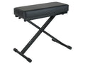 Boston OB-90 Keyboardbank, X-model, met EZ adjust, zwart, leather look zitting (53x24 cm.)