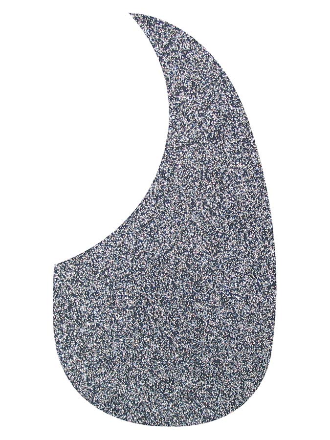 Boston AG-100-SBK Slagplaat, akoestisch, druppel model, zelfklevend, sparkling black