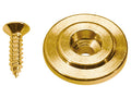 Boston SH-15-G Snaargeleider voor bass gitaar, knoop model, goud, inclusief schroef, 19mm, hoogte 7mm