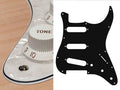Boston ST-413-PW Slagplaat, Stallion, 4 ply, pearlwhite, standaard, SSS, 3 pot holes, 3-5 switch