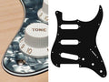 Boston ST-413-PB Slagplaat, Stallion, 4 ply, pearlblack, standaard, SSS, 3 pot holes, 3-5 switch