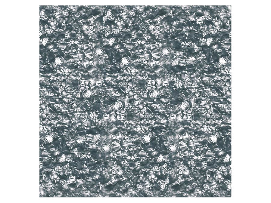 Boston PG-433-PB Slagplaat materiaal, parelmoer zwart, 4 ply, 30x29cm