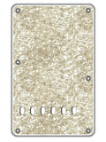 Boston BPL413-PW Rugplaat, string spacing 11,2mm, parel wit, 4 ply, standaard Stallion, 86x138mm, linkshandig