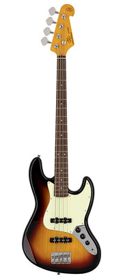 SX: 62 J-Style Electric Bass Guitar, 2 Single Coil Pickups, Bag,