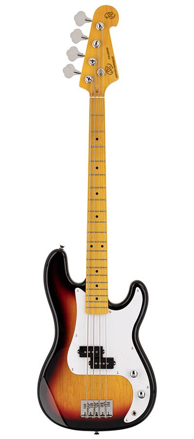 SX SPB5734-3TS Compacte Elektrische Basgitaar (3/4-formaat)