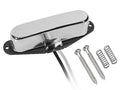 Boston VTE-52-NCH Single coil pickup, Alnico 5 rods, black fibre bobbin, waxed formvar wire, 7.5K neck, chrome