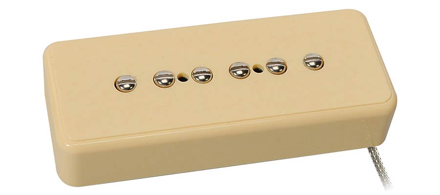 Boston VSB-46-NIV Single coil pickup, Alnico 5 bar, braided shield wiring, waxed enamel wire, 8.0K neck, ivory