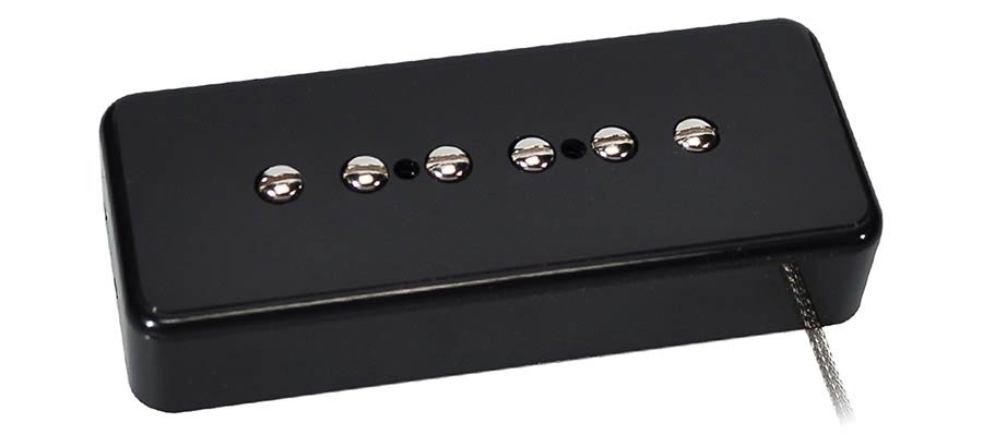 Boston VSB-46-NBK Single coil pickup, Alnico 5 bar, braided shield wiring, waxed enamel wire, 8.0K neck, black