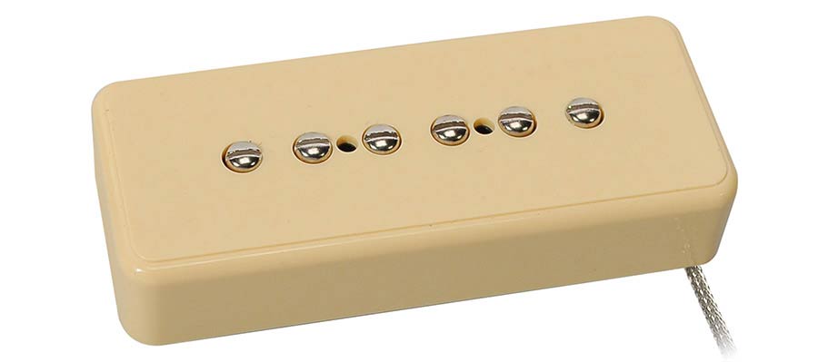 Boston VSB-46-BIV Single coil pickup, Alnico 5 bar, braided shield wiring, waxed enamel wire, 9.5K bridge, ivory