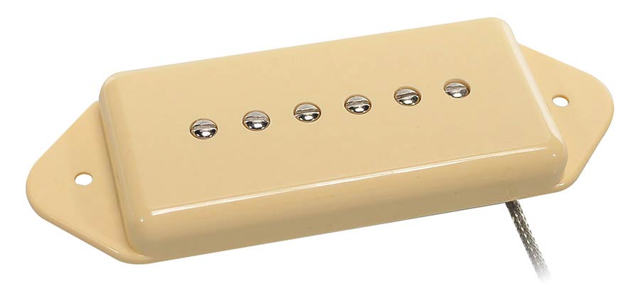 Boston VDE-46-NIV Single coil pickup, Alnico 5 bar, braided shield wiring, waxed enamel wire, 8.0K neck, ivory