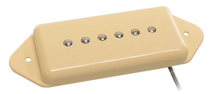 Boston VDE-46-BIV Single coil pickup, Alnico 5 bar, braided shield wiring, waxed enamel wire, 9.5K bridge, ivory