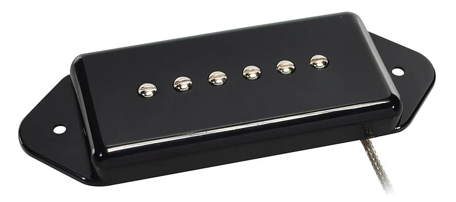 Boston VDE-46-BBK Single coil pickup, Alnico 5 bar, braided shield wiring, waxed enamel wire, 9.5K bridge, black