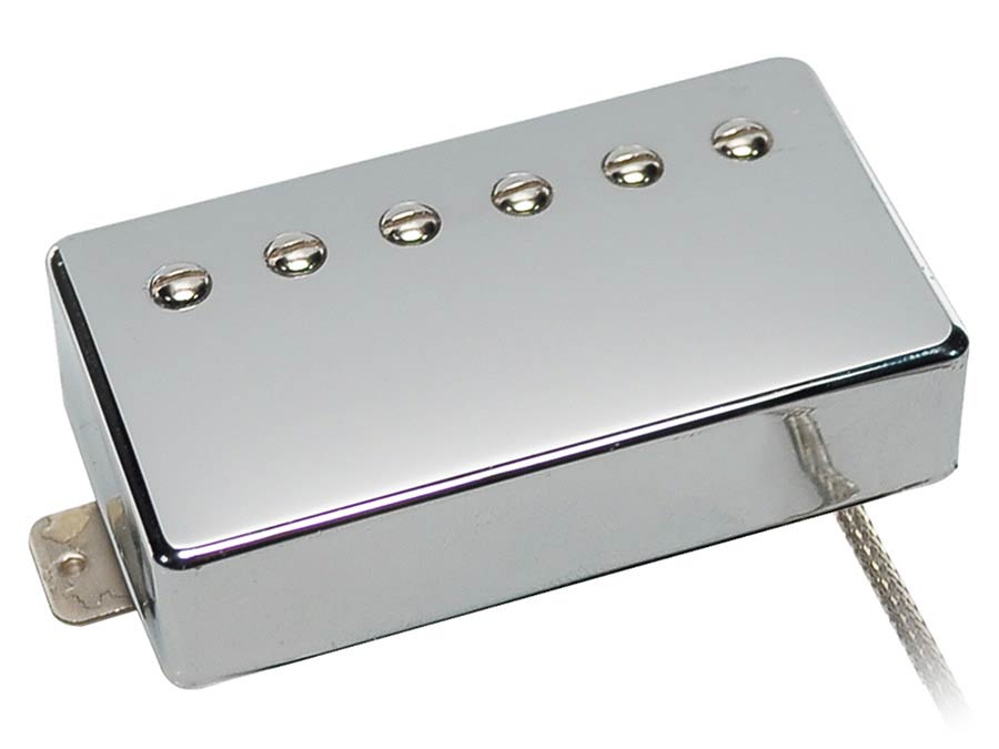 Boston VHB-57-NCH Humbucker pickup, Alnico 5 bar, braided shield wiring, waxed enamel wire, 8.0K neck, chrome