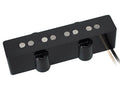 Boston VJB-62-NBK Single coil pickup, Alnico 5 rods, black fiber bobbin, waxed formvar wire, 7.5K neck RWRP, black