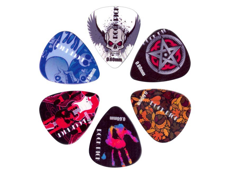 Boston BRP6-060 Plectrum 6-pack, celluloid, 0.60mm
