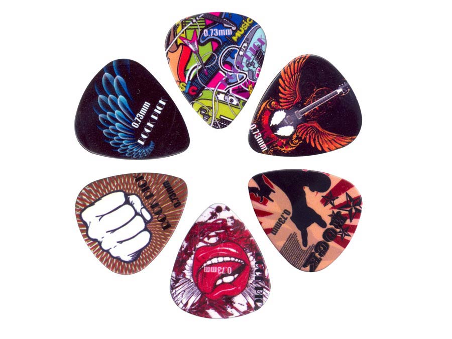 Boston BRP6-073 Plectrum 6-pack, celluloid, 0.73mm
