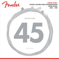 Fender snarenset elektrische basgitaar, nickel roundwound, medium light 045-065-080-100