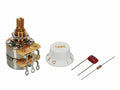 Fender TBX Tone potentiometer, standard length bushing .375", 3/8" diameter, with .022mf capacitor