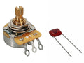 Fender 250K No Load potentiometer, .375" length bushing, with .022mf capacitor