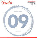 Fender snarenset elektrisch, pure nickel, light, 009-011-016-024-032-042