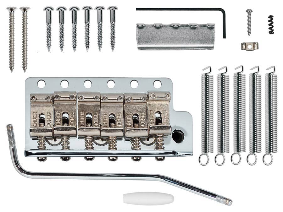 Fender tremolo assembly American Vintage Strat, chrome