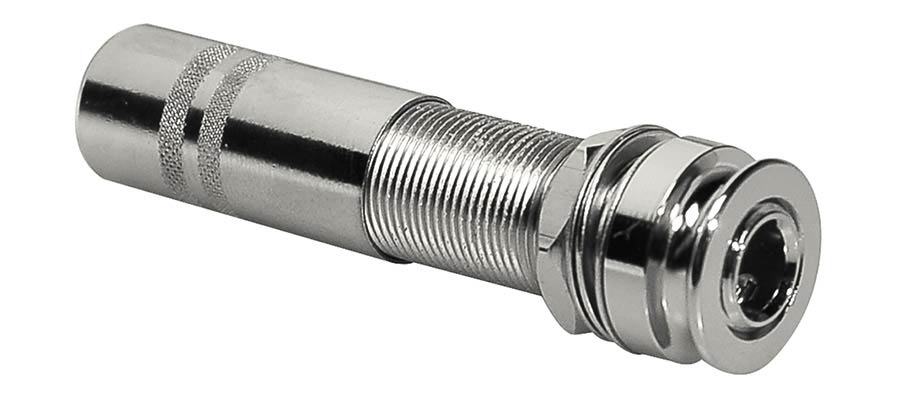Boston EPJ-48-N Eindknop jack, solderen 6,3mm female jack, nikkel