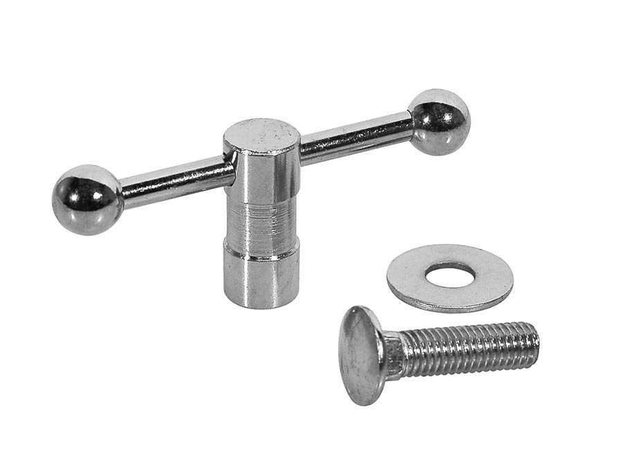 Boston MS-1X-001 Spare part, swivel nut M7 with grip axle, chrome also for music stand OMS-302
